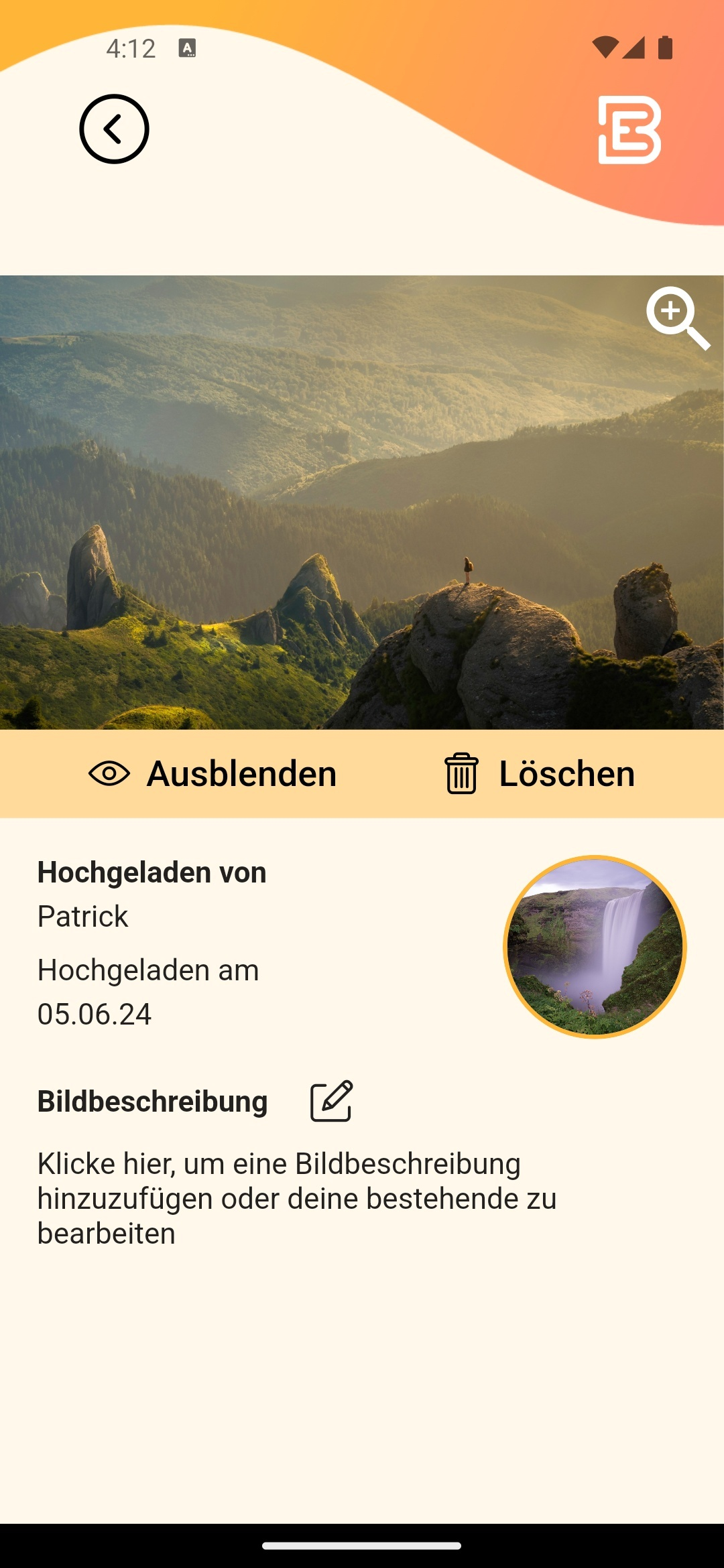 Die BEJOY App beitet die Möglichkeit, Bilder mit der ganzen Familie zu teilen.